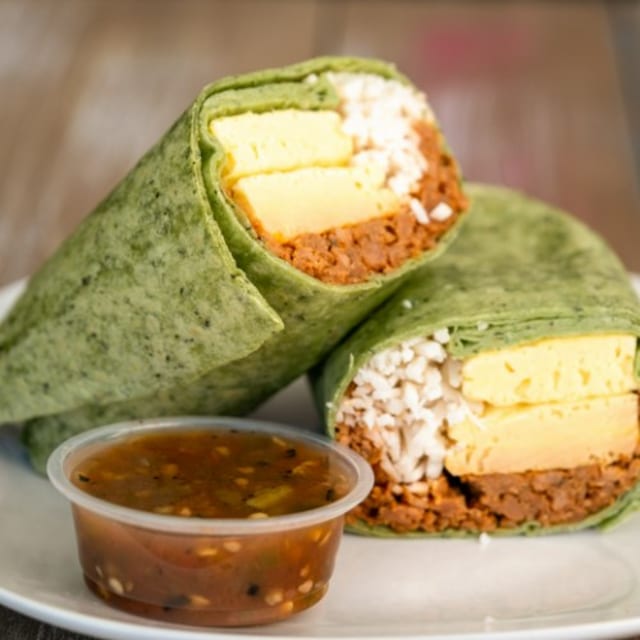 Vegan Breakfast Burrito.